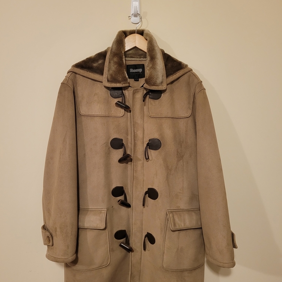 Other - Men's Romp The Wear For Luxury Tan Hooded Duffle Coat size L